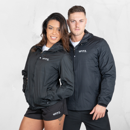 Unisex Lightweight Waterproof Windproof Jacket Hooded Zipper Windbreaker FITZ