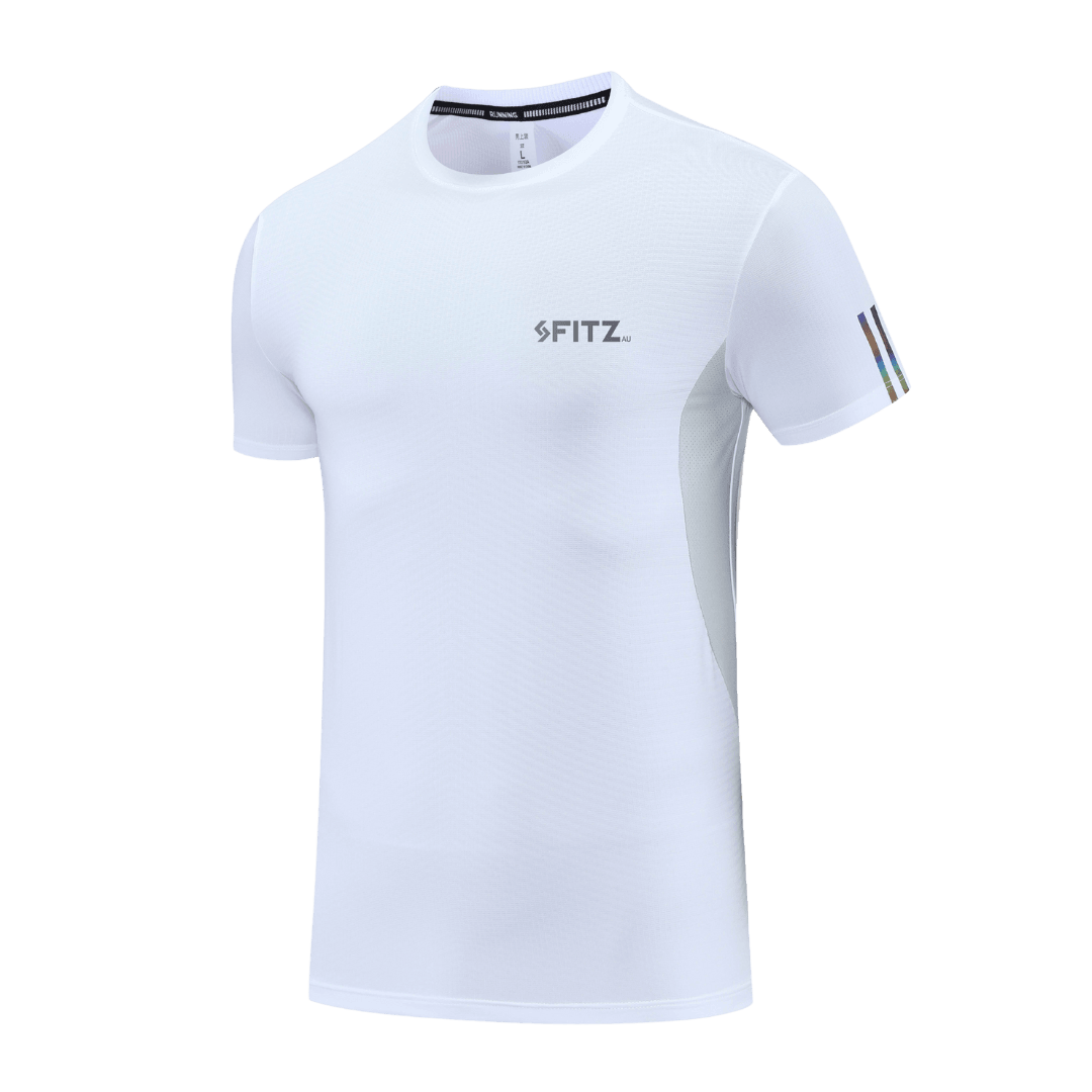 Training Shirt FITZ Male White - FITZ AUSTRALIA