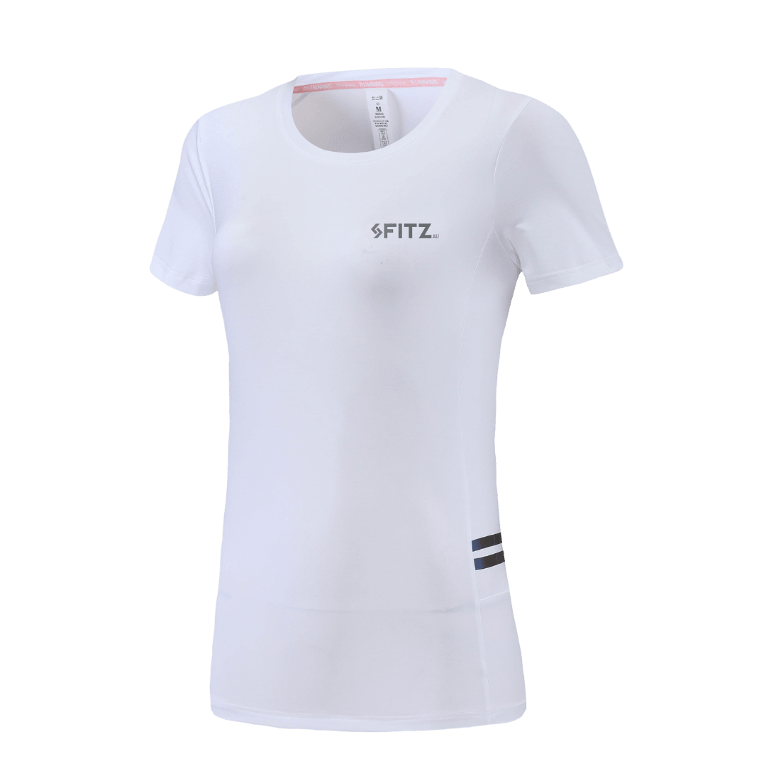 Training Shirt FITZ Women White - FITZ AUSTRALIA