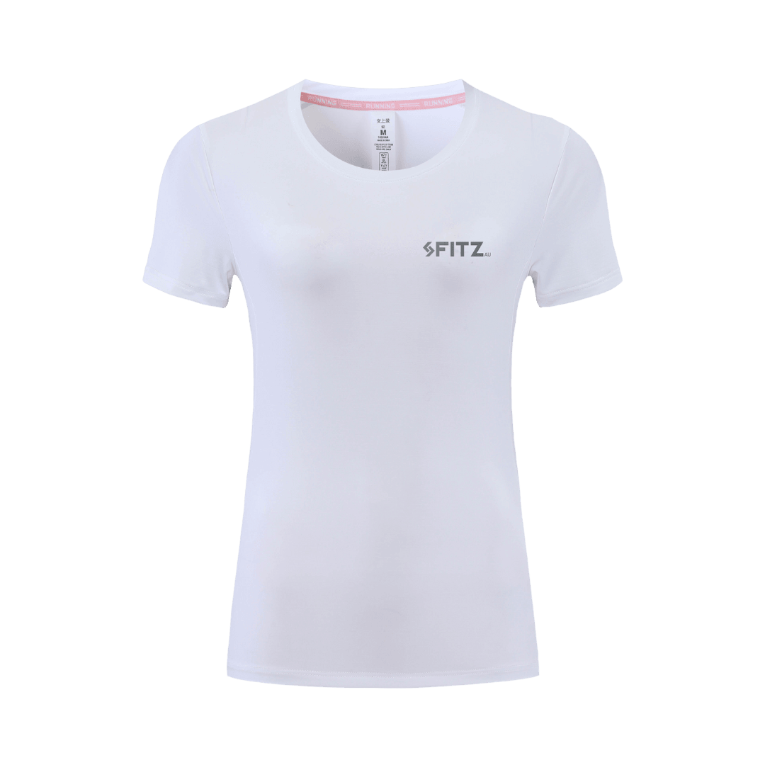 Training Shirt FITZ Women White - FITZ AUSTRALIA