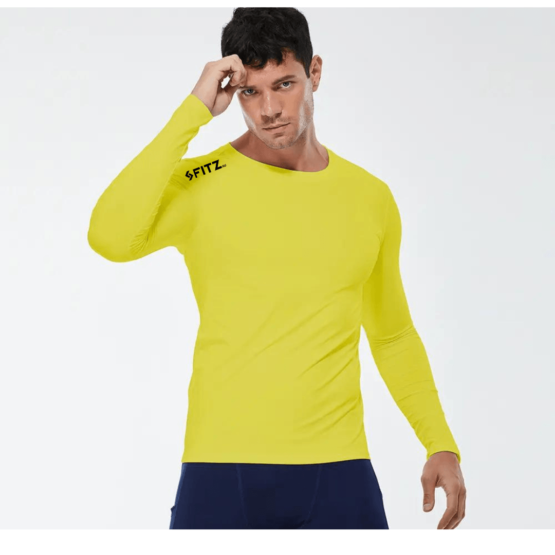 Men's Compression T-shirts - Long Sleeve - FITZ AUSTRALIA