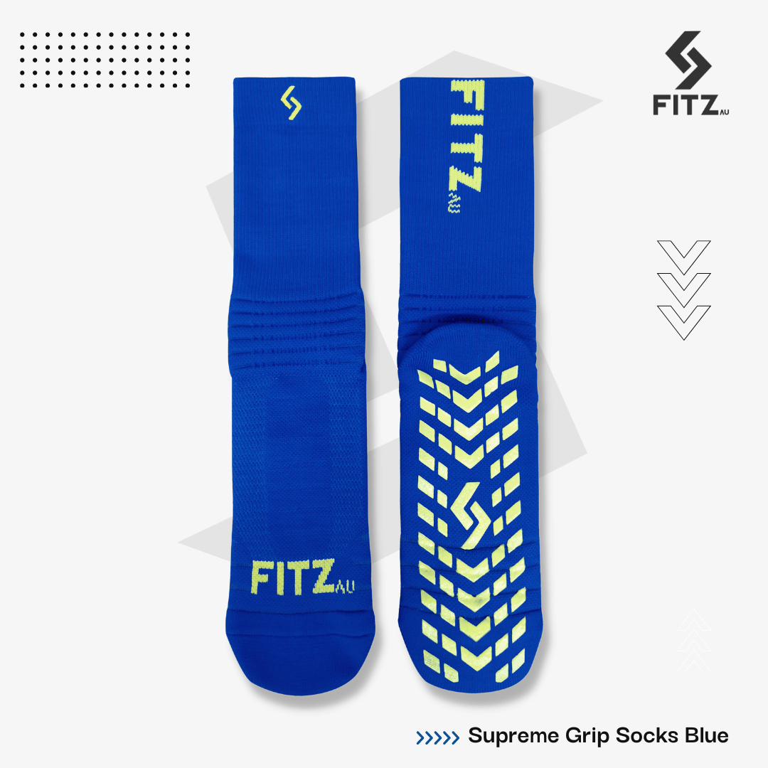 Supreme Grip Socks Blue FITZ Australia