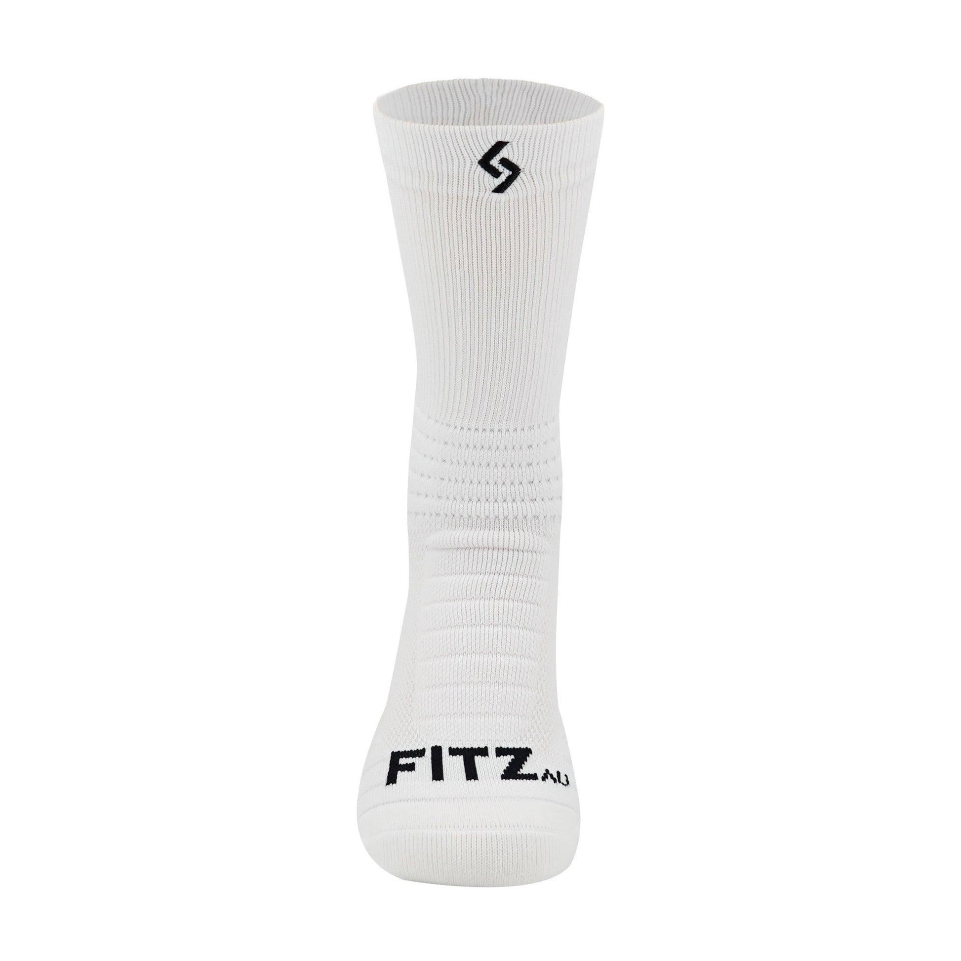Supreme Grip Socks White - FITZ AUSTRALIA
